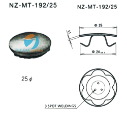 Đầu bọc ống NZ-MT-192/25